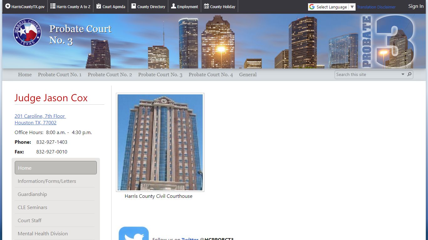 Probate Court No. 3 - Harris County, Texas